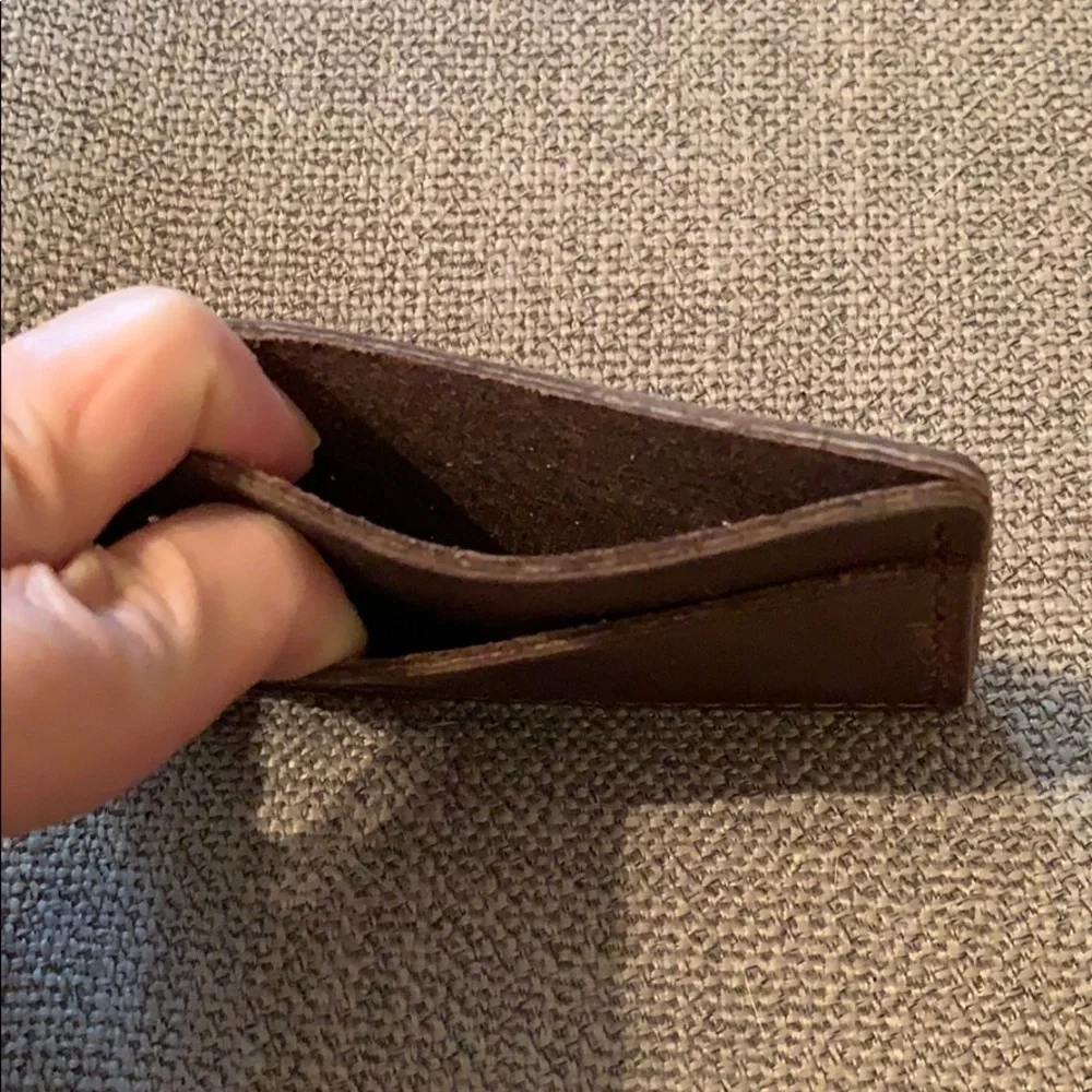 Rustico Single Track Brown Leather Wallet